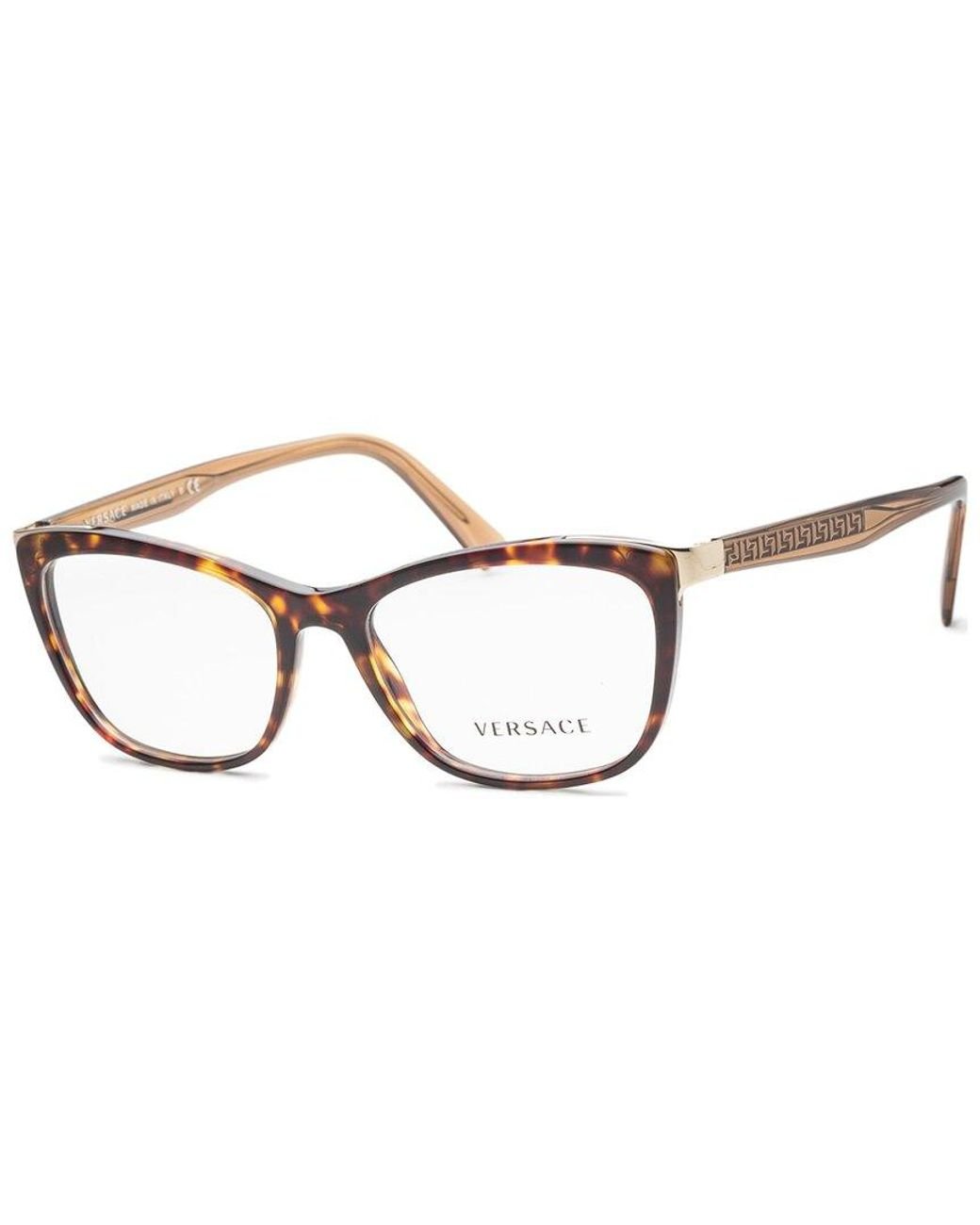 Versace Ve3255 54mm Optical Frames in Metallic Lyst
