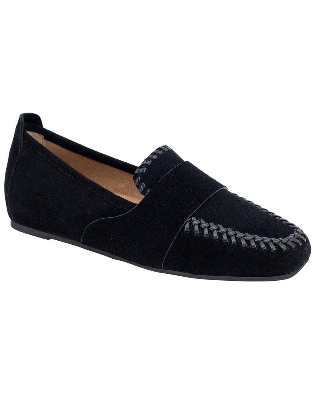 Gentle Souls Blue Sandra Suede Flat