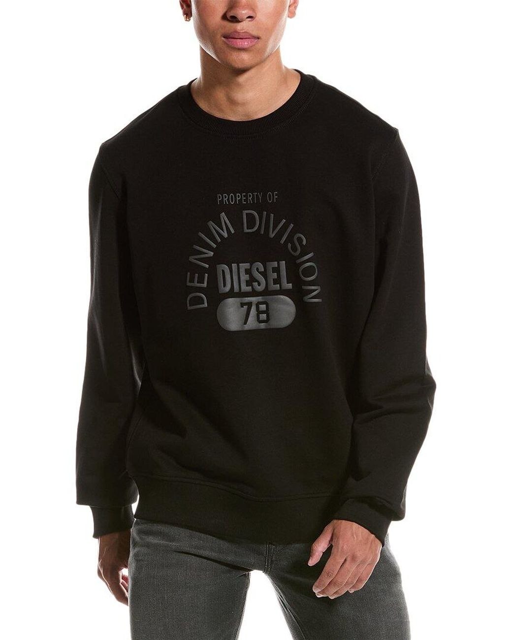 DIESEL Ginn Sweatshirt in Black for Men Lyst