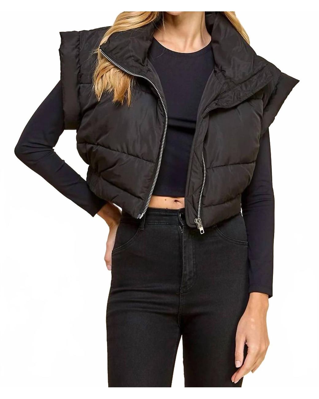 TCEC Black Puffer Vest