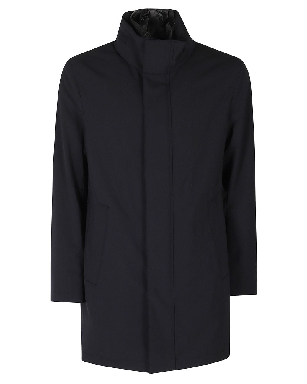 Montecore Blue Lightweight Technical Fabric Down Coat for men