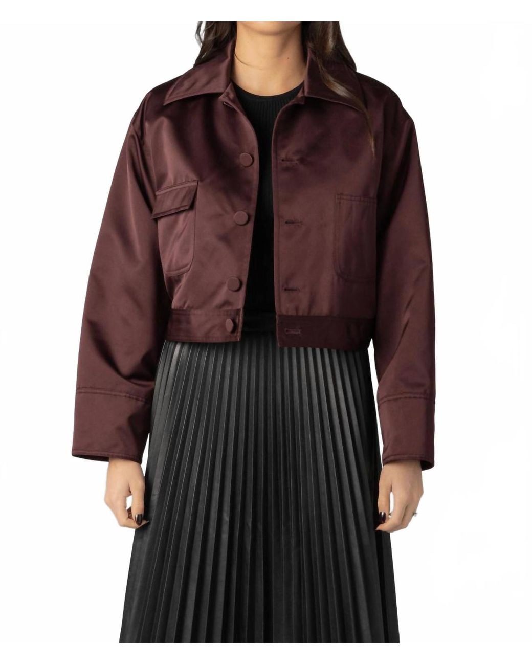 Plan C Red Duchesse Jacket