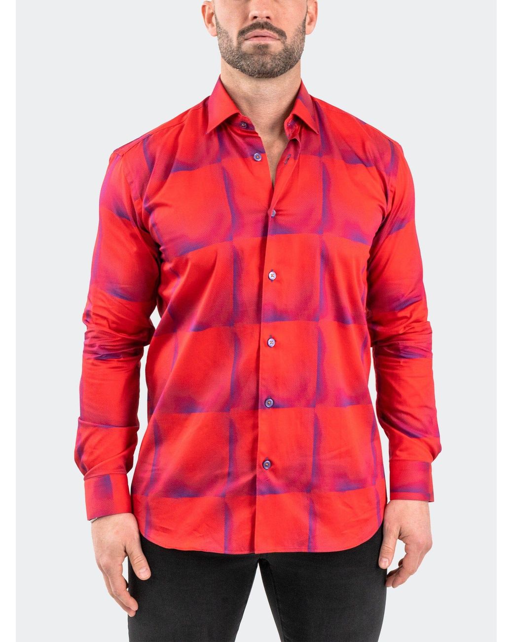 Maceoo Red Fibonacci Bluetiles for men