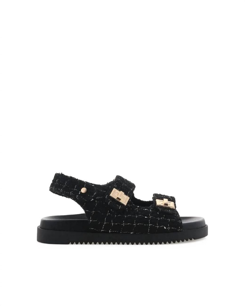 Billini Black Lillian Boucle Sandals