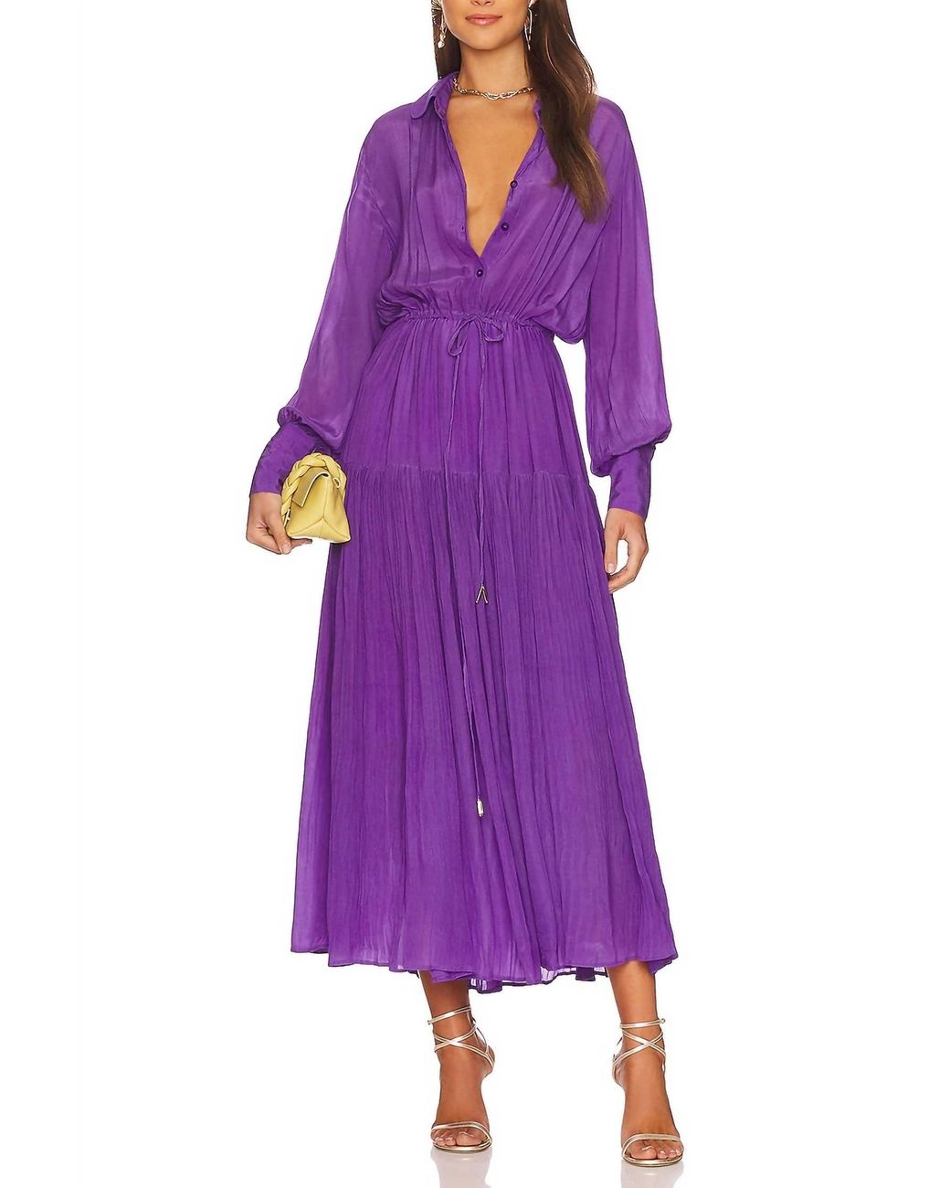 Karina Grimaldi Cassandra Dress in Purple Lyst