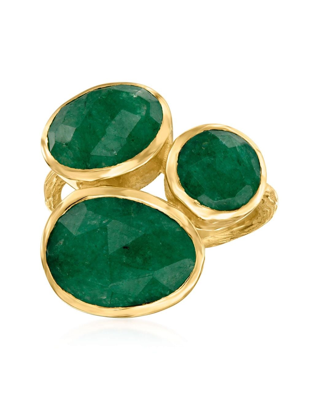 Ross-Simons Green Emerald Ring