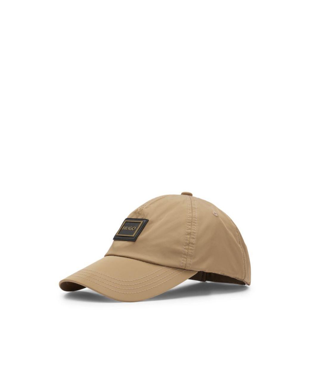 BOSS - Cotton-twill cap with contrasting seasonal logo