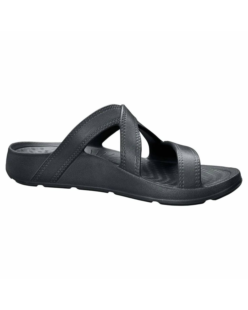 NuuSol Black Hailey Slide Sandal