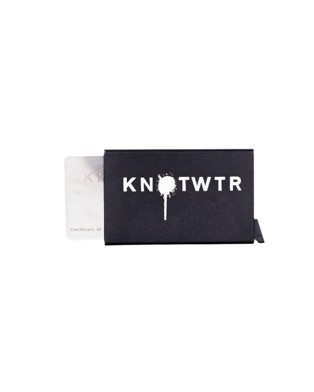 KnotWtr Blue Logo Card Holder