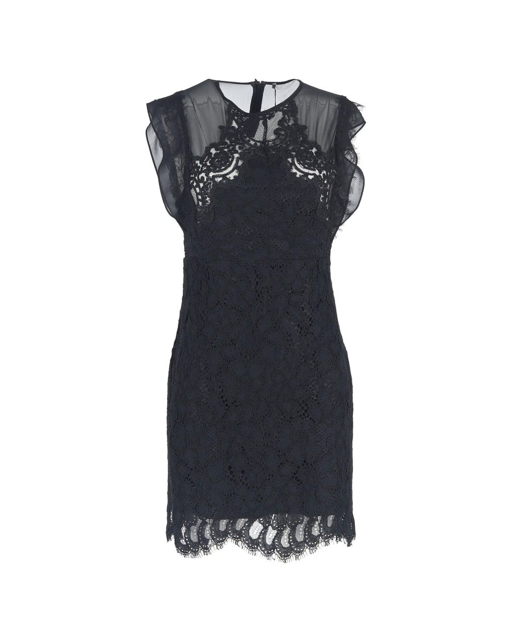 Sandro Sandro Ornella Lace Dress in Black | Lyst