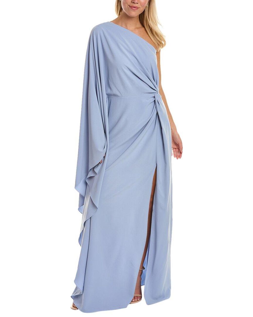Halston heritage online blue gown