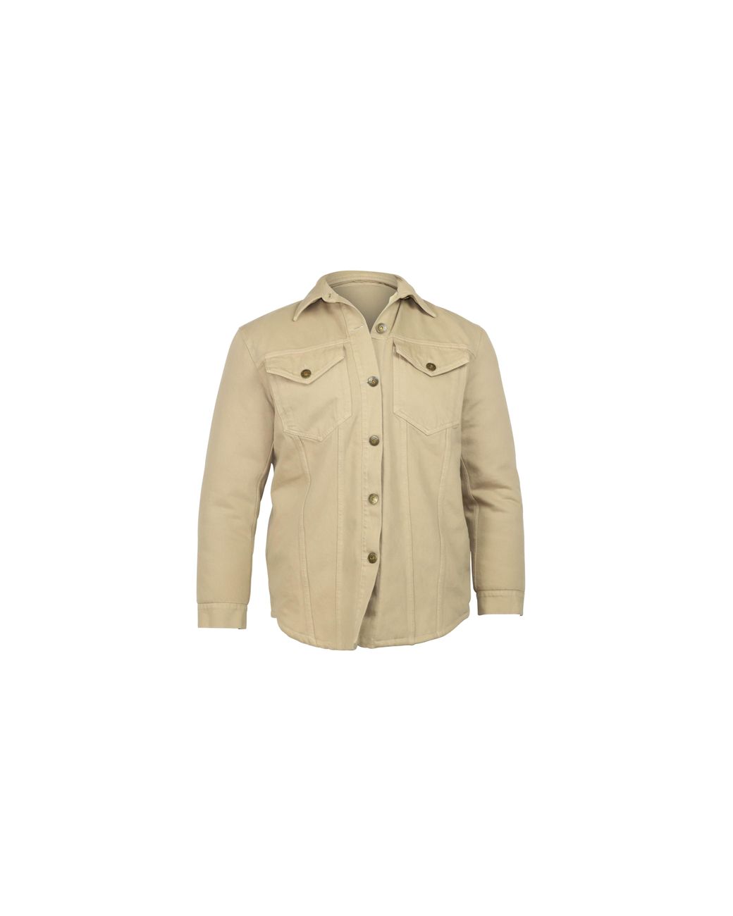 Nanushka Natural Lined Faux Shearling Jacket