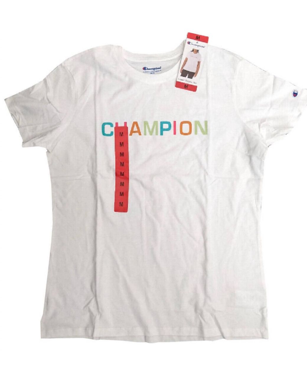 Champion White Sueded Tee