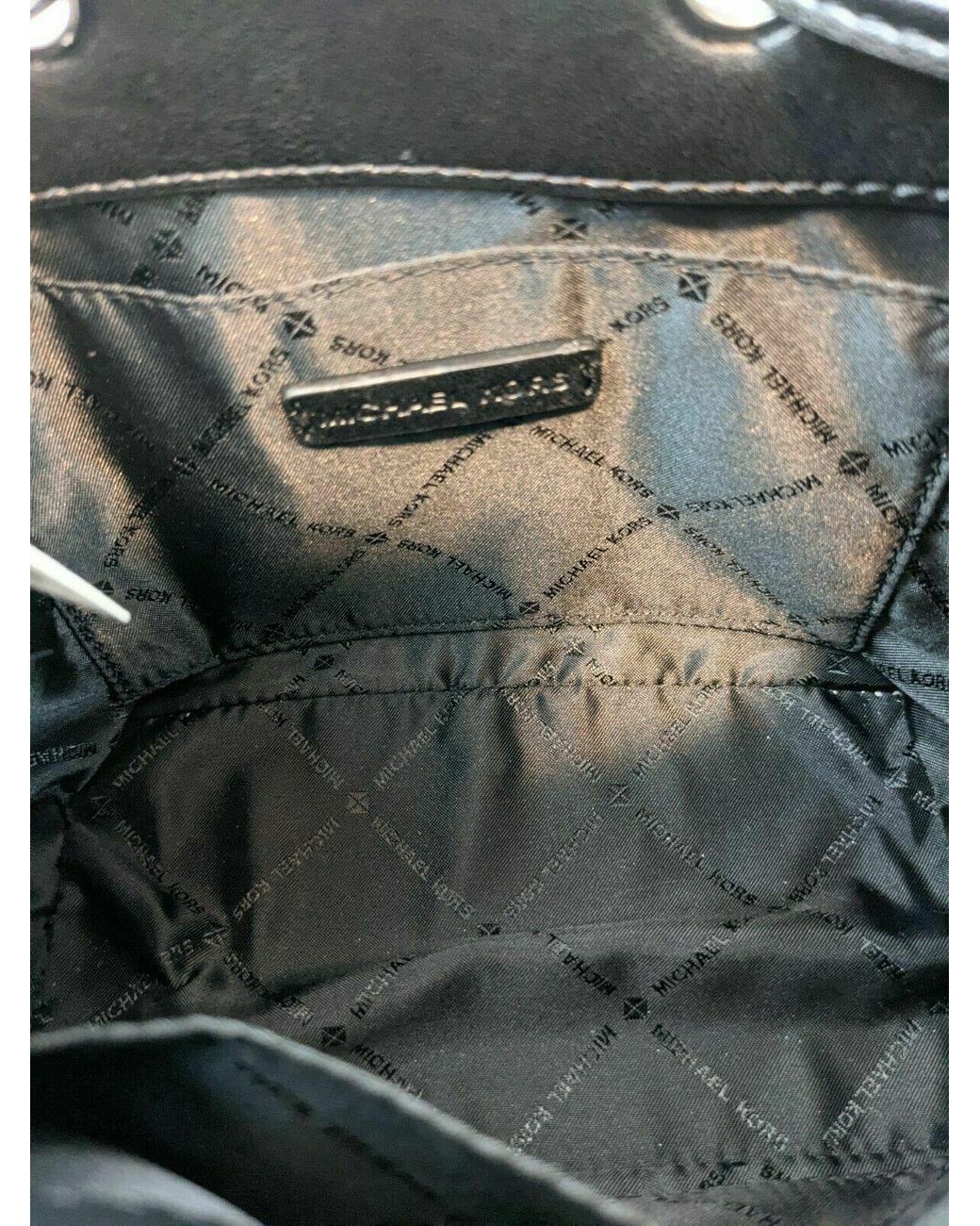 Michael Kors Suri Small/Mini Bucket Crossbody Drawstring Signature MK Bag