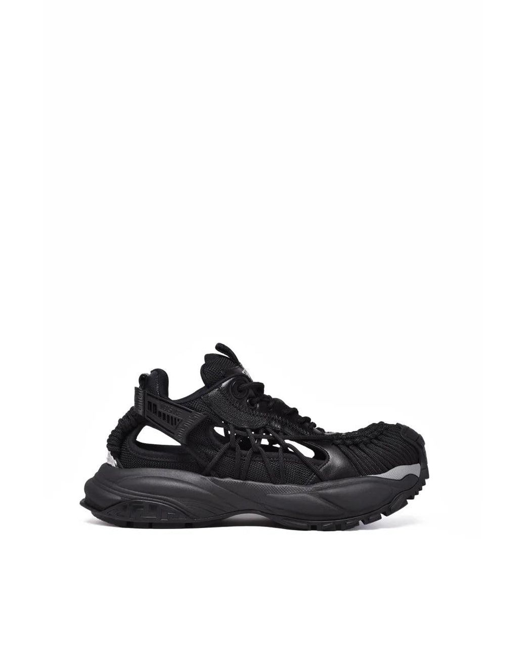 Versace Black Low Trainers