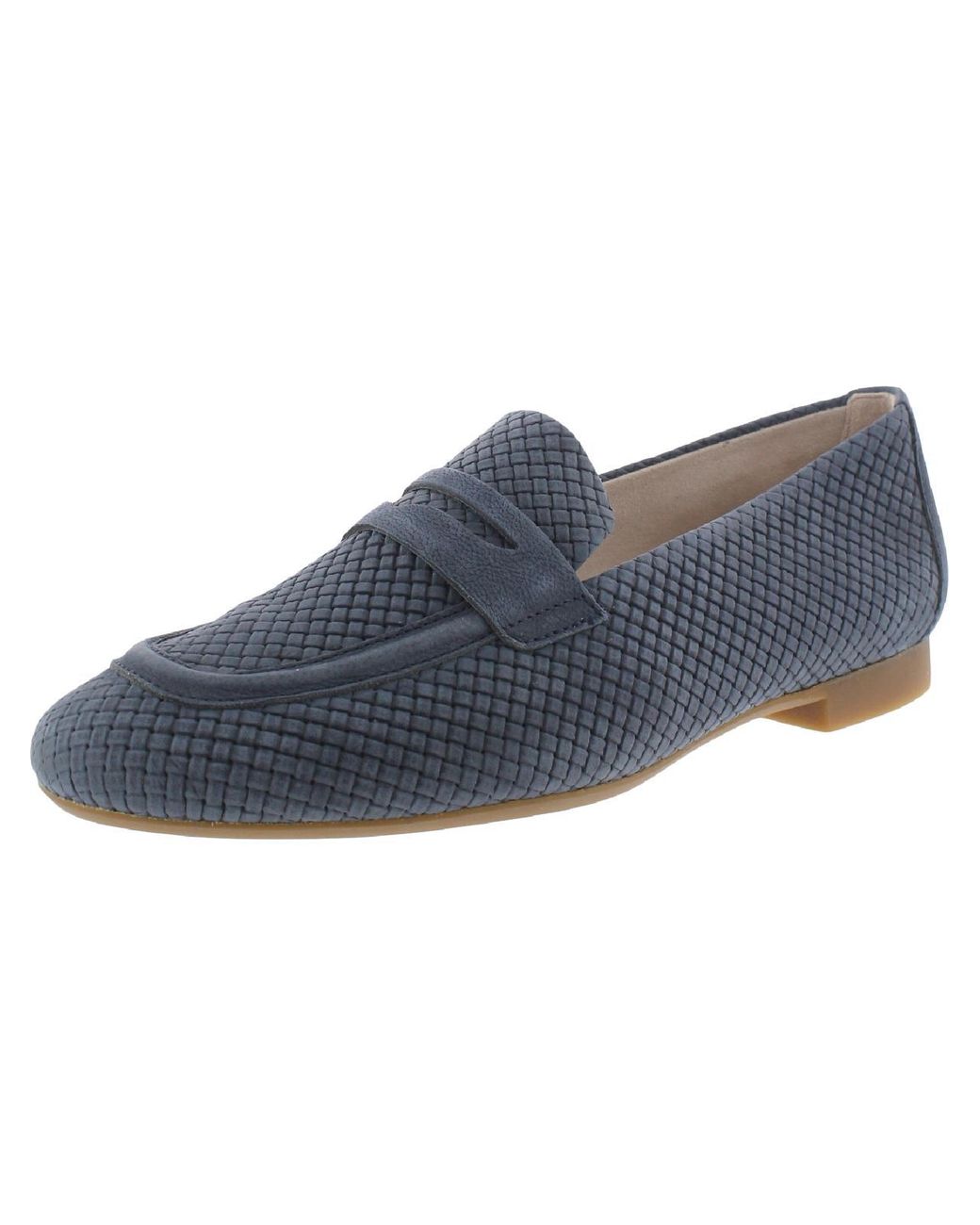 Paul Green Hudson Suede Slip On Loafers in Blue | Lyst