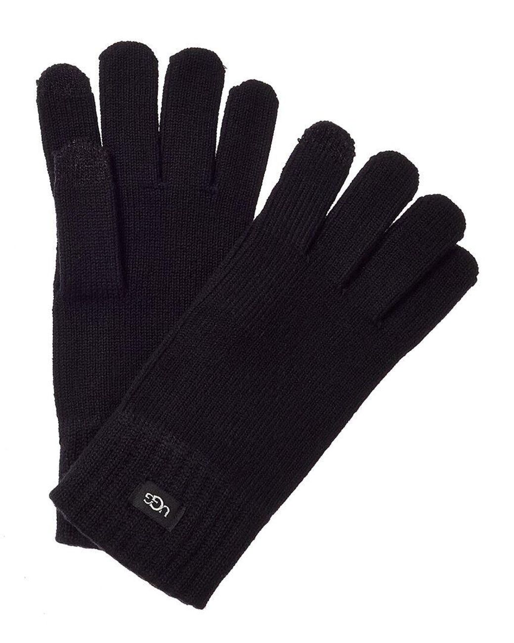 UGG Knit Wool-blend Tech Gloves in Blue | Lyst