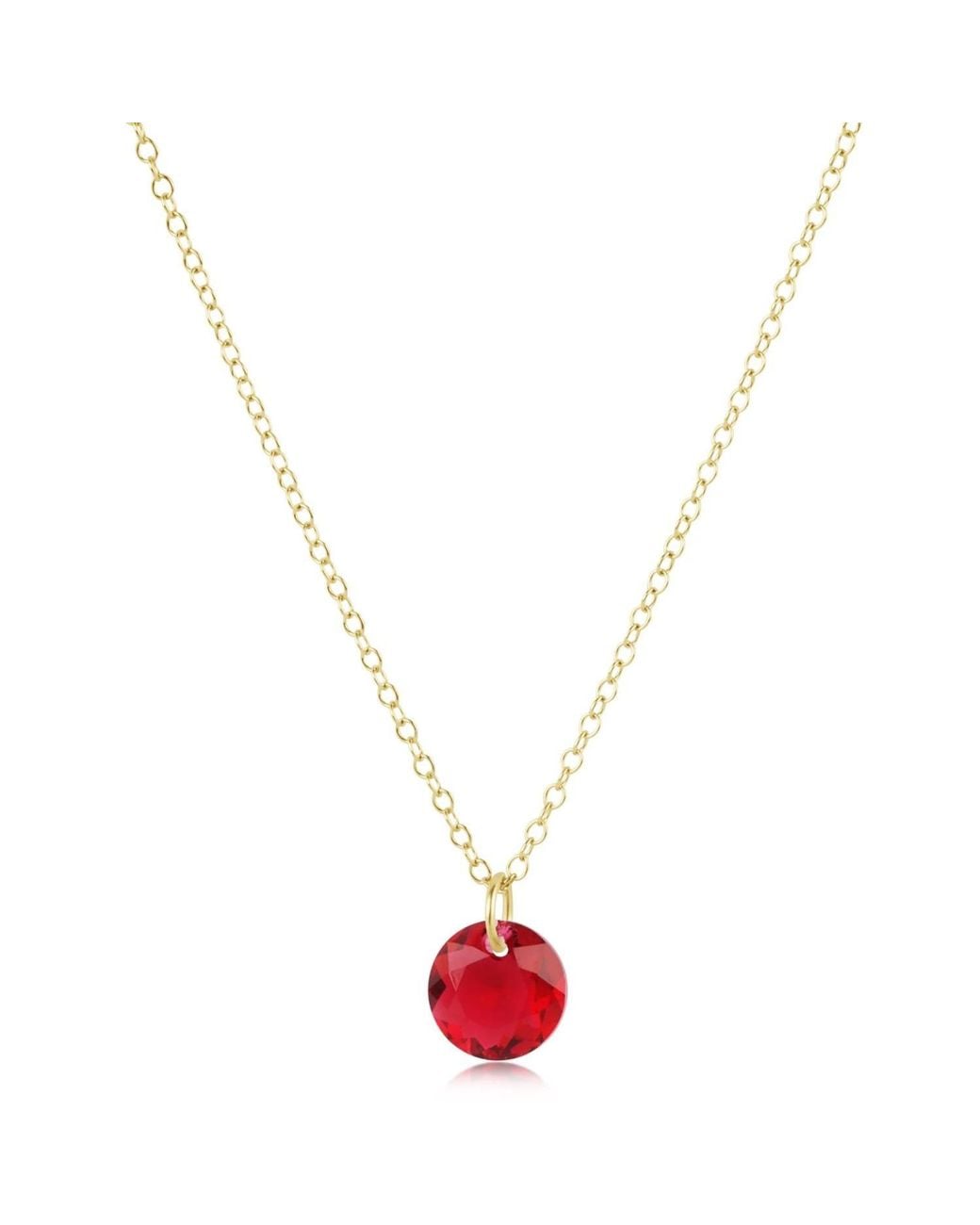 NEWTONE Metallic Reflection Small Charm Necklace