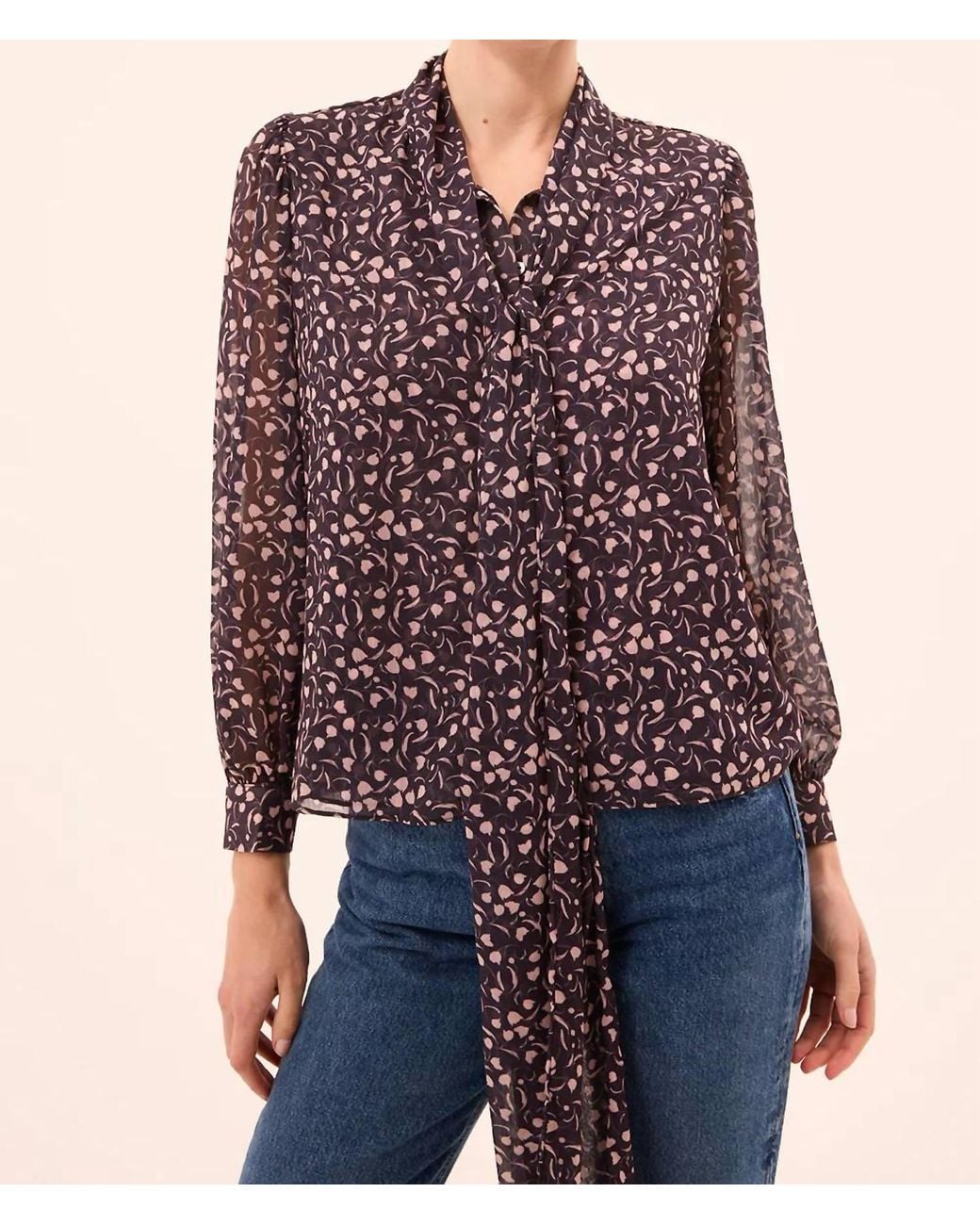 MISA Los Angles Blue Velma Top