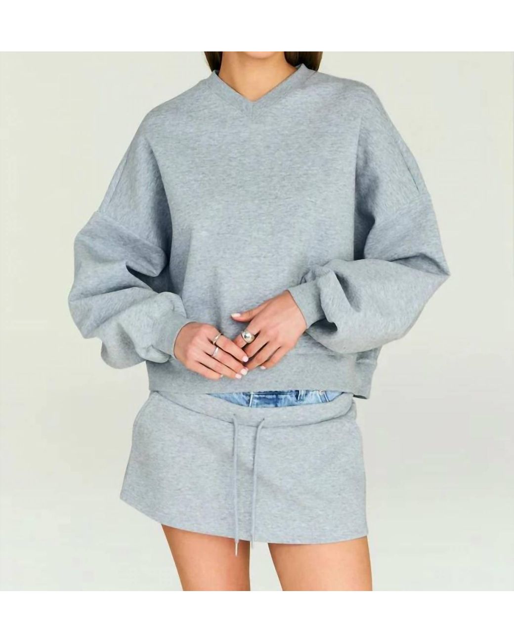 SER.O.YA Gray Taley Sweatshirt