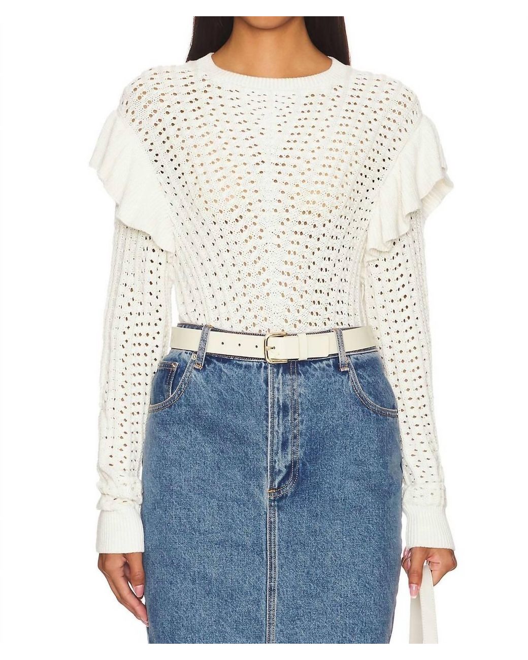 Nation Ltd Blue Kay Pullover Sweater