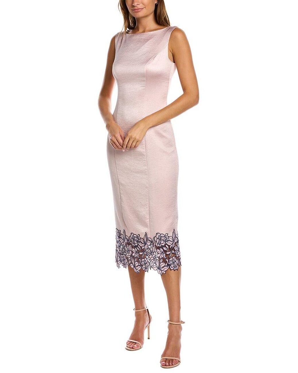 JS Collections Dawn Boat Neck Midi 