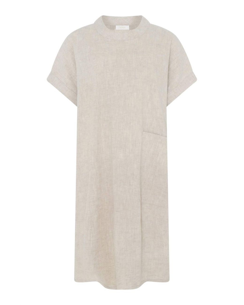 Noen White Regular Midi Dress