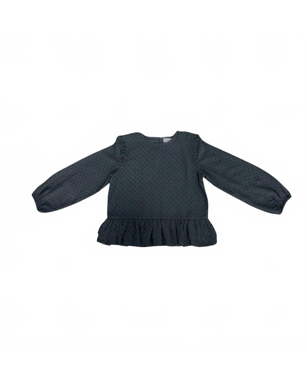 Layout Of Ruffle Design History 3D Dot Ruffled Bottom Top in Blue | Lyst