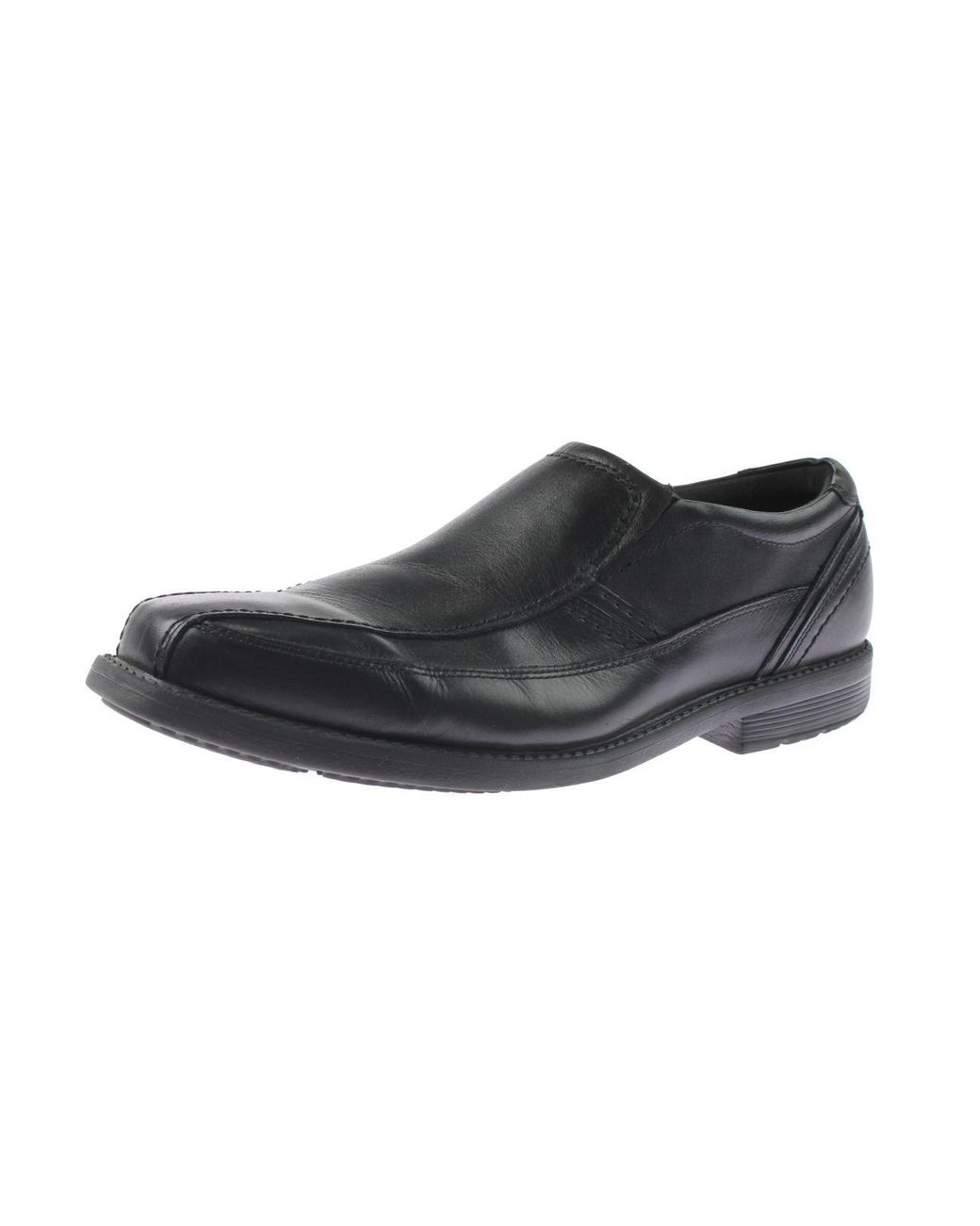 Rockport Style Leader 2 Leather Bicycle Toe Loafers in Black for Men | Lyst