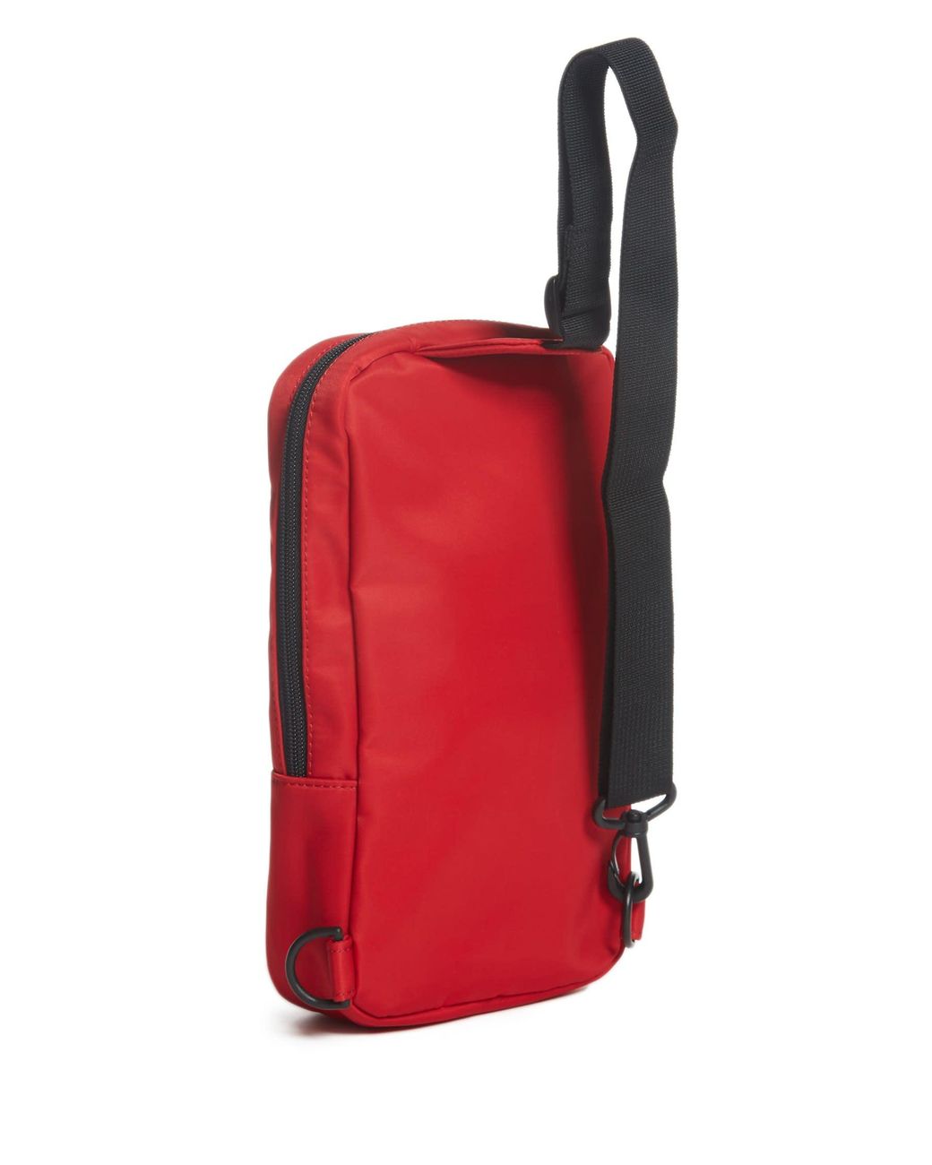 Guess Factory Nylon Sling Bag in Red for Men | Lyst