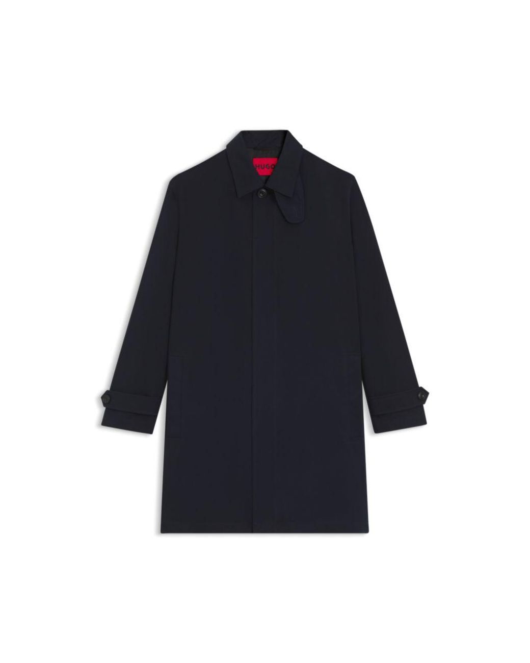 HUGO Blue Regular-Fit Coat for men