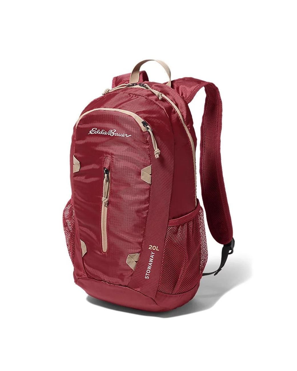 Eddie Bauer Stowaway Packable 20l Backpack in Red | Lyst