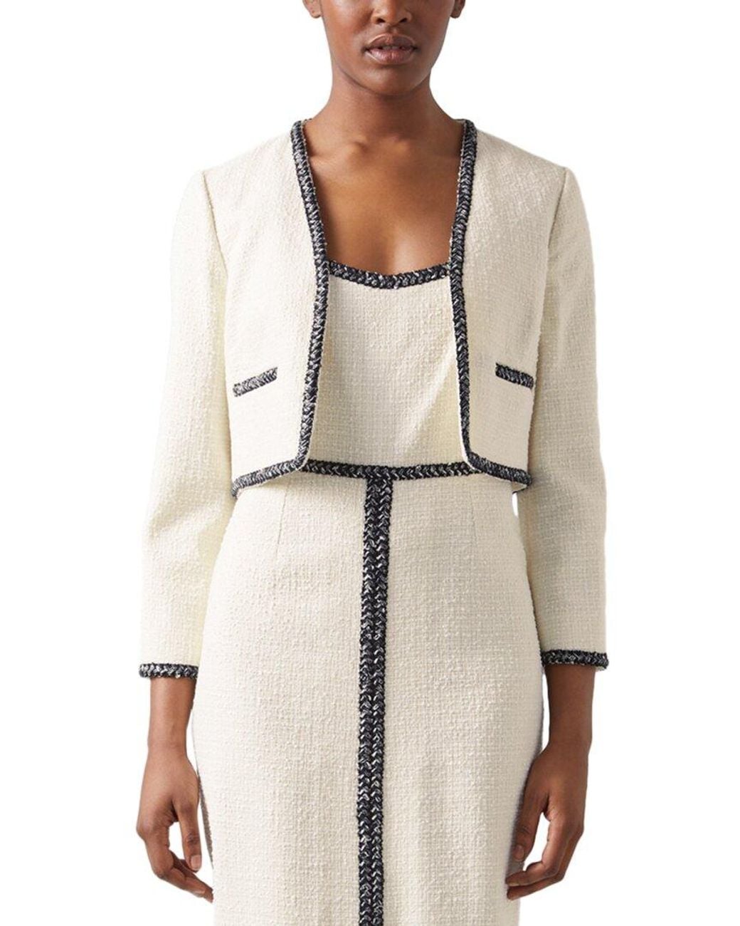 L.K.Bennett Natural Tara Jacket