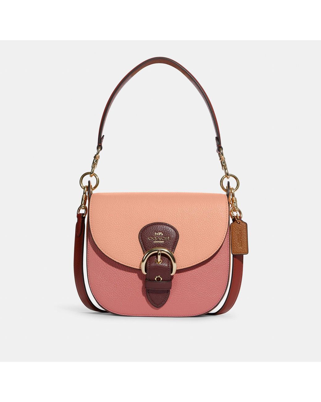 Coach Outlet Kleo Shoulder Bag 23 In Colorblock in Pink Lyst