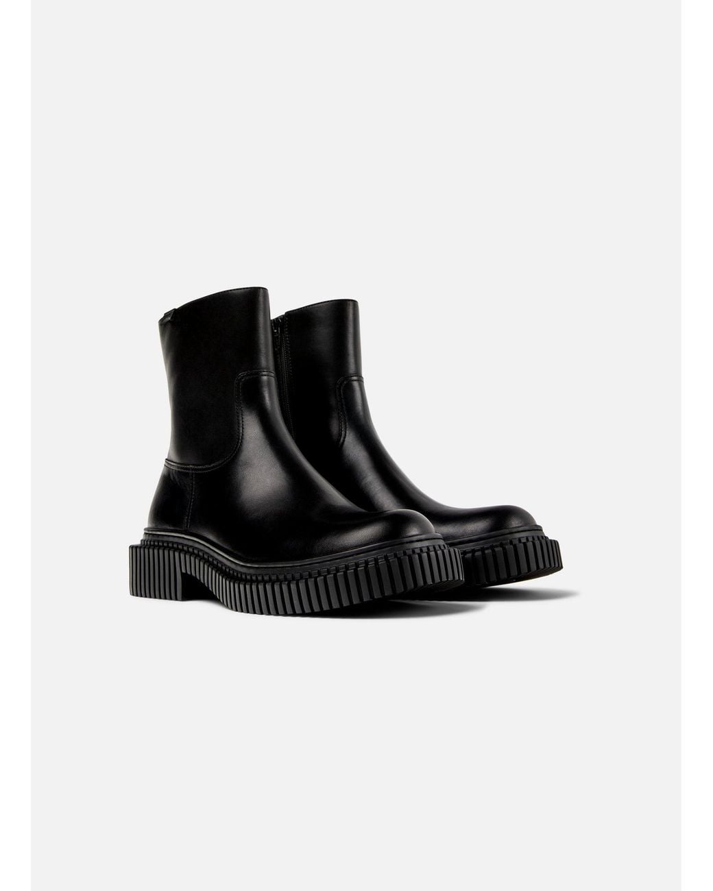 Camper Black Ankle-Boot Pix Berlin for men