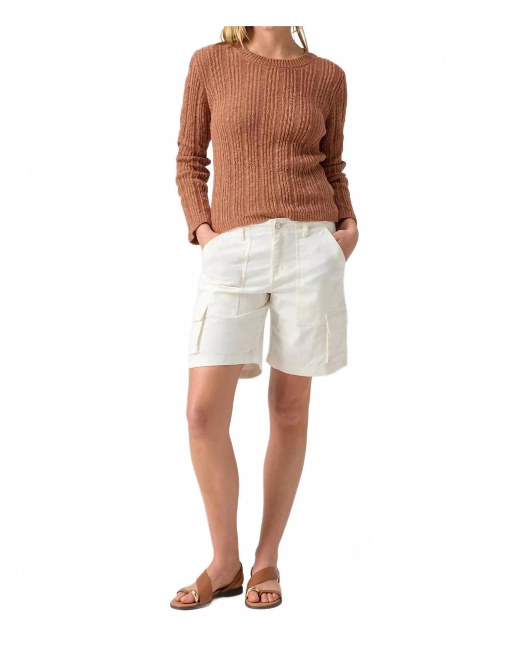 Sanctuary White Reissue Cargo Short