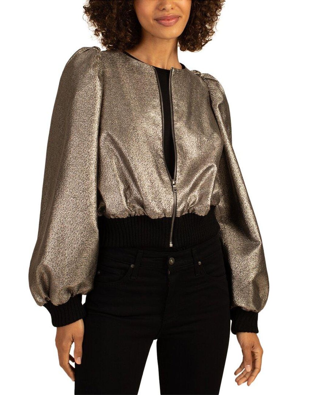 Trina Turk Supernova Jacket in Black Lyst