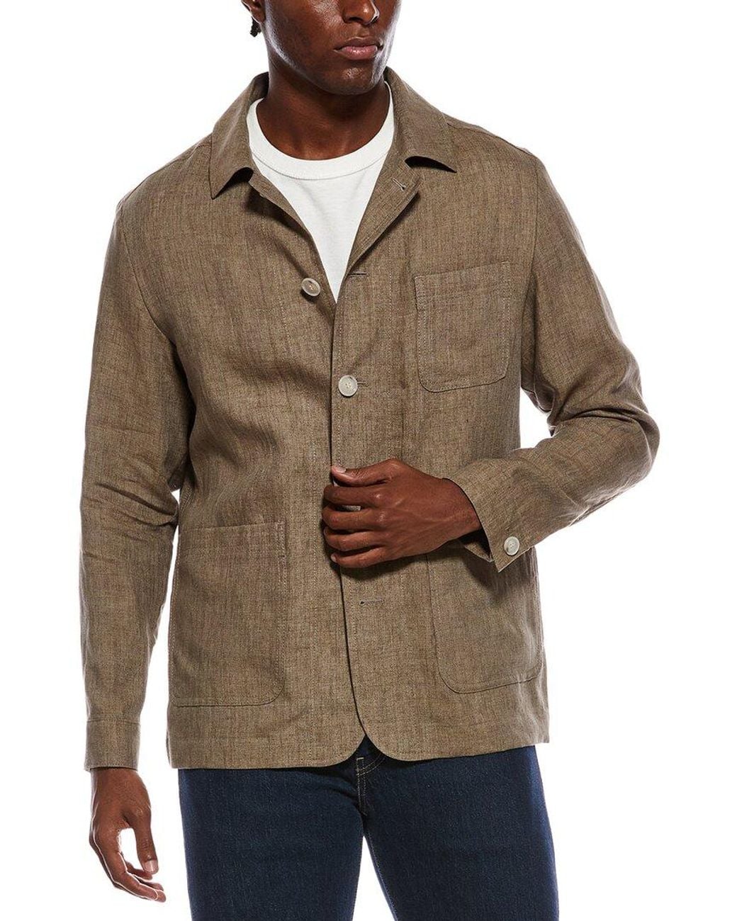 Boss Natural Carper Linen Jacket for men