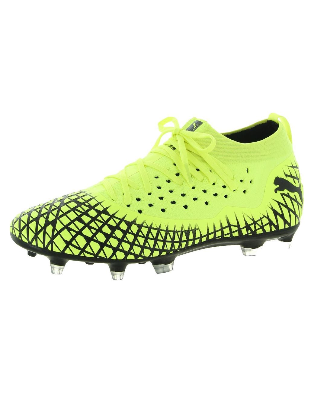 PUMA Future 4.2 Netfit Fg/ag Football Boots Lace Up Ankle Boots in Green  for Men | Lyst