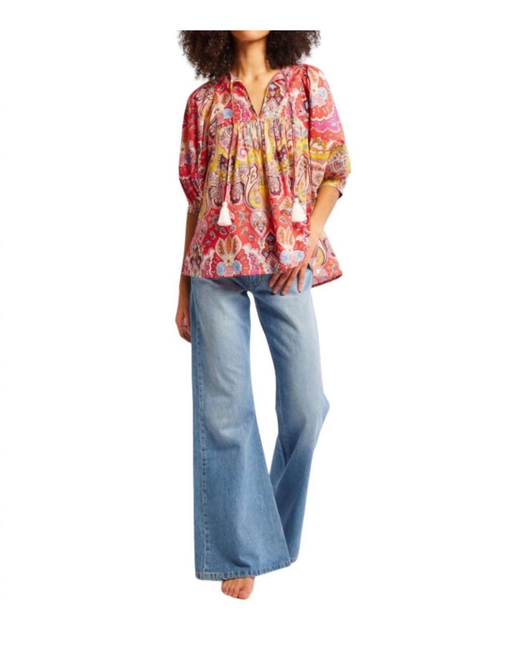 MILLE Blue Thalia Top