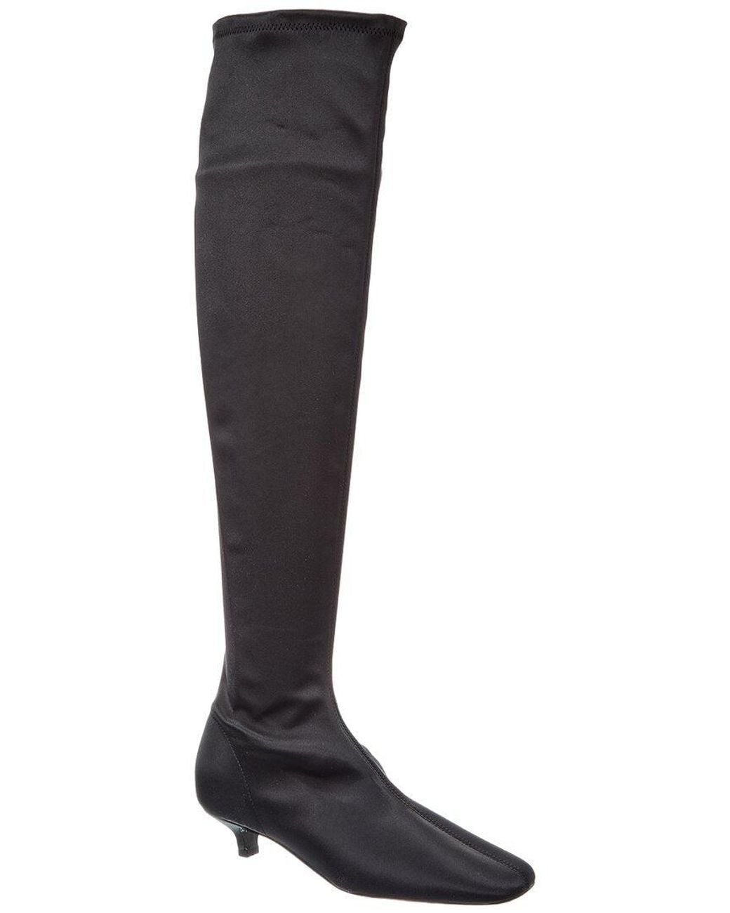 Totême Black Over-The-Knee Boot