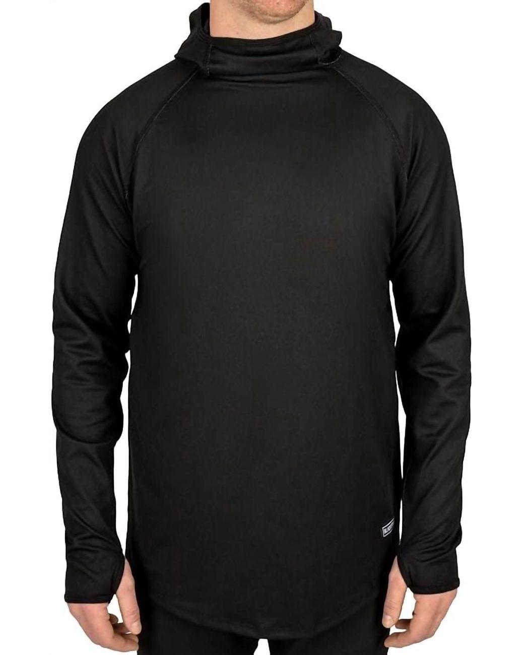 BlackStrap Black Summit Hooded Baselayer Top for men