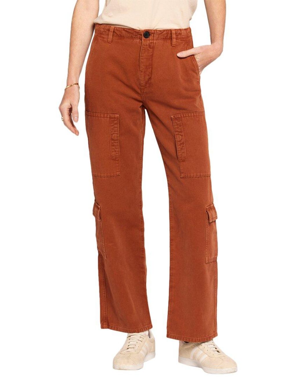 Current/Elliott Red The Commodore Pant