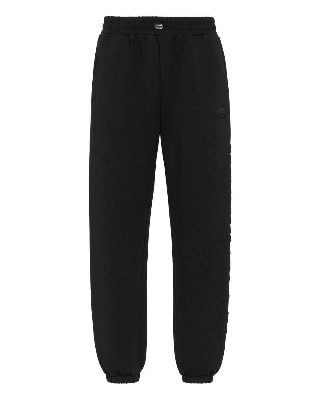 Philipp Plein Black Embossed Jogging Pants for men