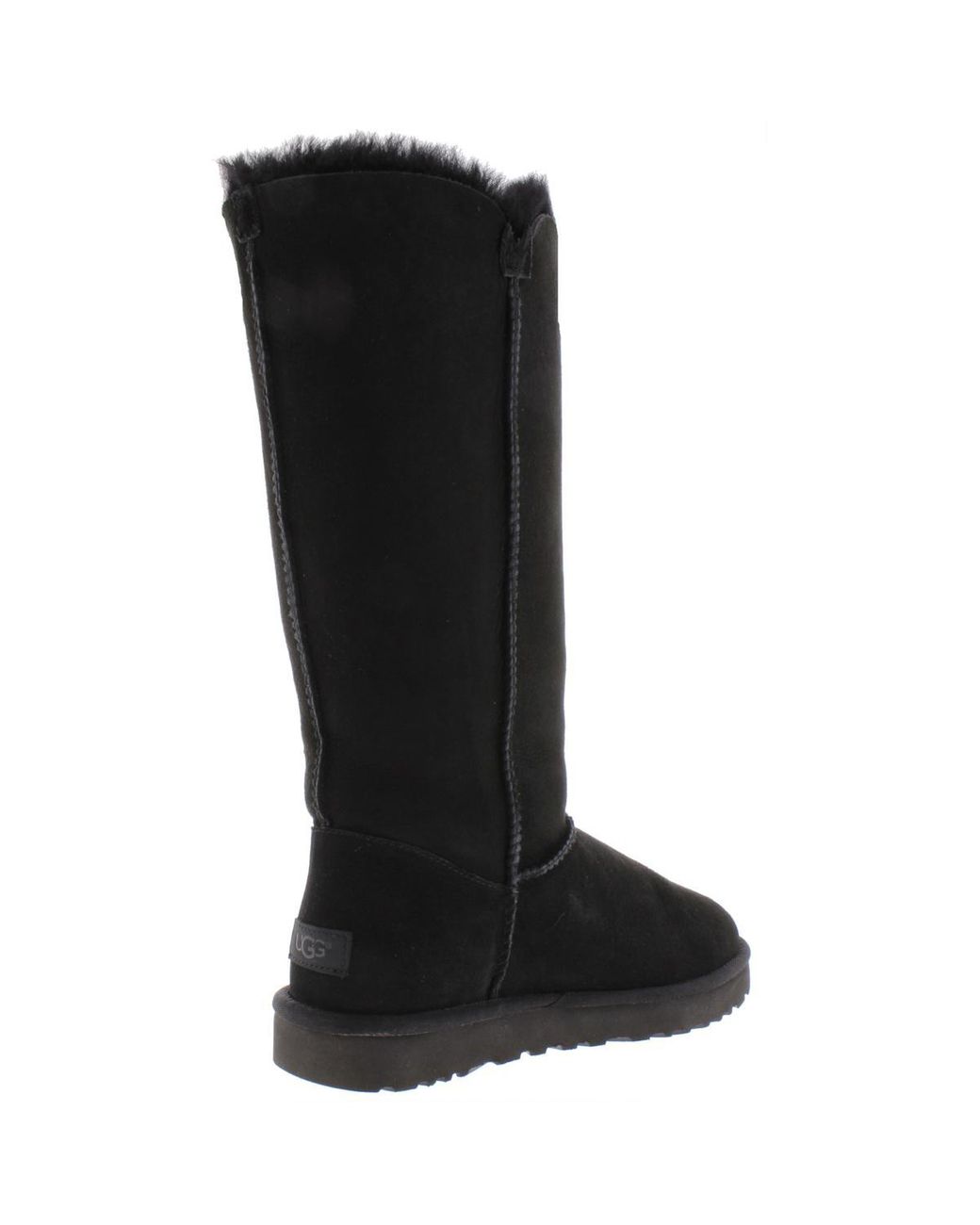 UGG Bailey Button Triplet Ii Suede Button Casual Boots in Black | Lyst
