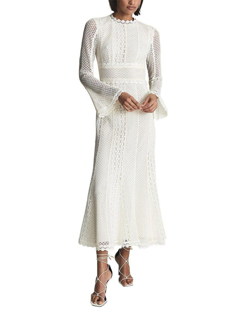 Geometric Lace Dress Reiss Aria Dress Reiss Aria Dress 2025