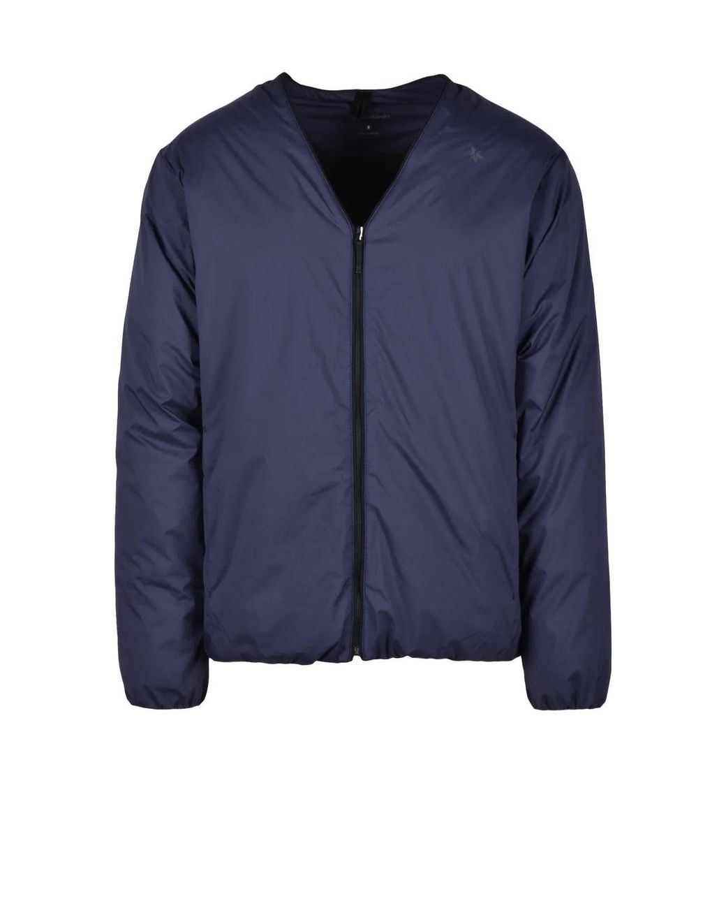 Goldwin Blue Nylon Jacket for men
