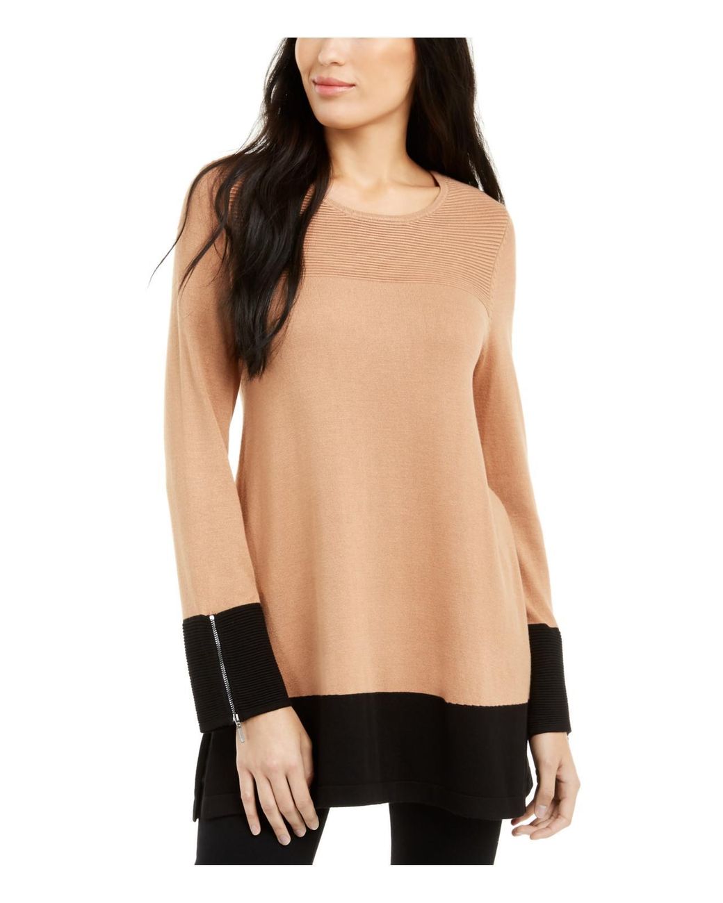 Alfani shop colorblock sweater