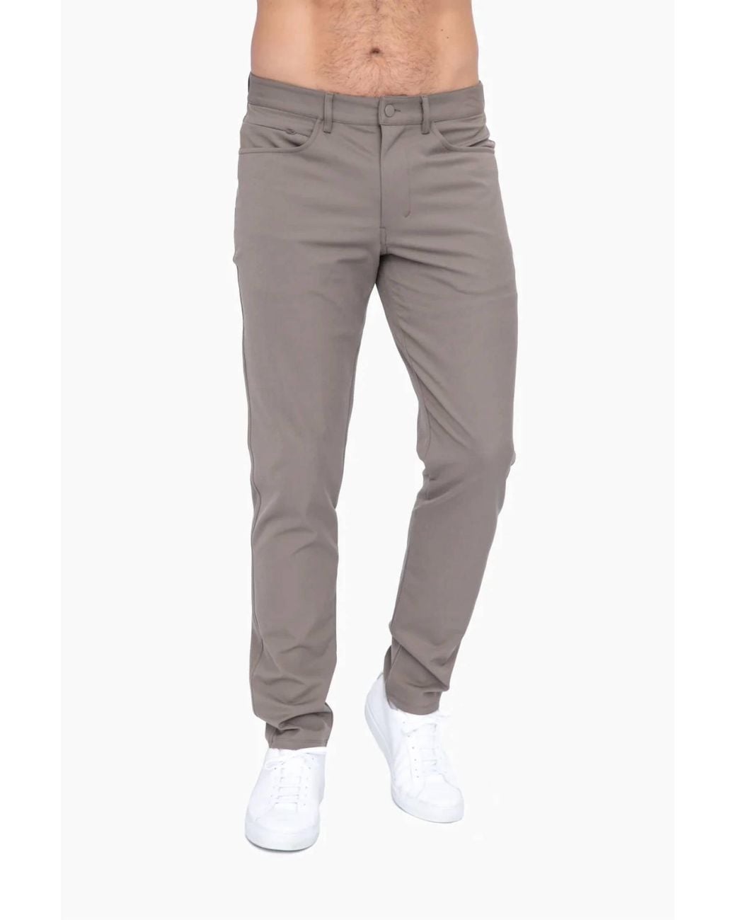 Mono B Gray Classic Golf Pants for men