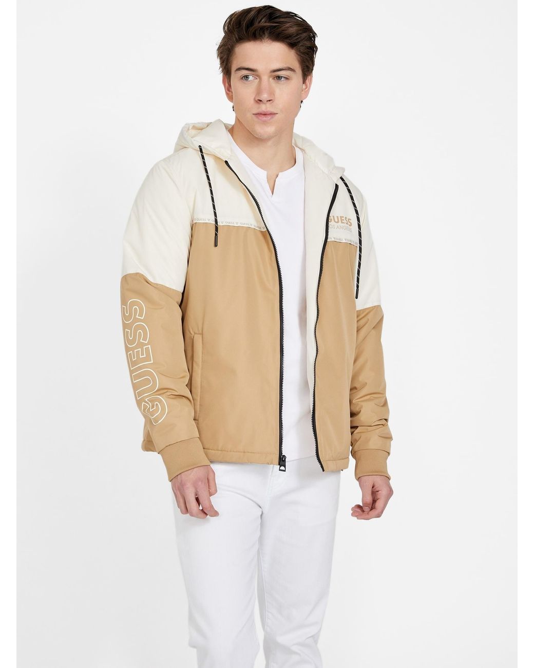 Guess color block jacket top